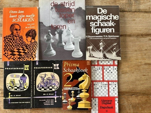 schaakboeken, Boeken, Sportboeken, Gelezen, Diverse auteurs, Ophalen of Verzenden, Denksport