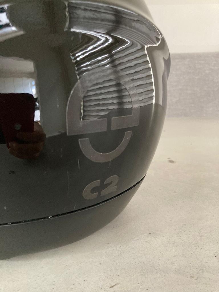Schuberth C2 Systeemhelm/Zwart HG/Maat S 54-55/1710 gram, Motoren, Overige merken, Systeemhelm, Dames, Ophalen of Verzenden