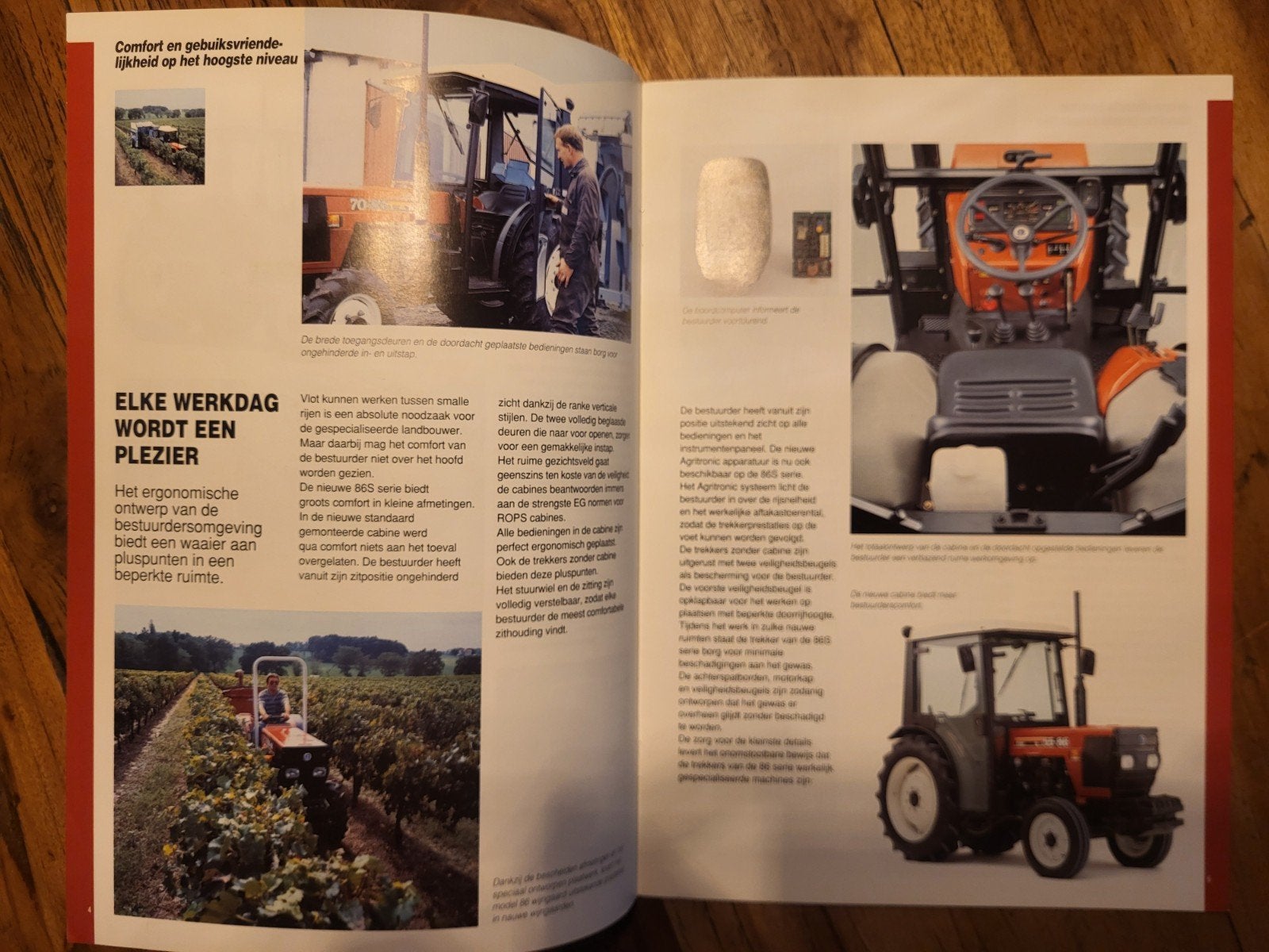 tractor folder Fiatagri trekkers wijngaaard/boomgaard, Ophalen of Verzenden, Zo goed als nieuw