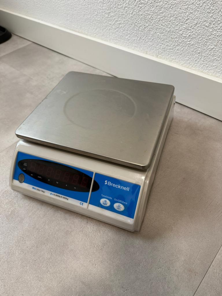 Brecknell digitale weegschaal - Max 15kg, Witgoed en Apparatuur, Weegschalen, Gebruikt, Ophalen of Verzenden, Digitaal, Overige typen