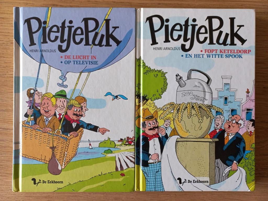 2x Pietje Puk omnibussen , Henri Arnoldus, samen €6,-, Ophalen of Verzenden, Gelezen