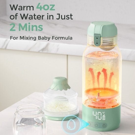 Momcozy Draagbare Flessenwarmer - Perfect voor onderweg, BPA-vrij, Nieuw, Ophalen of Verzenden, Flessen- of potjesverwarmer