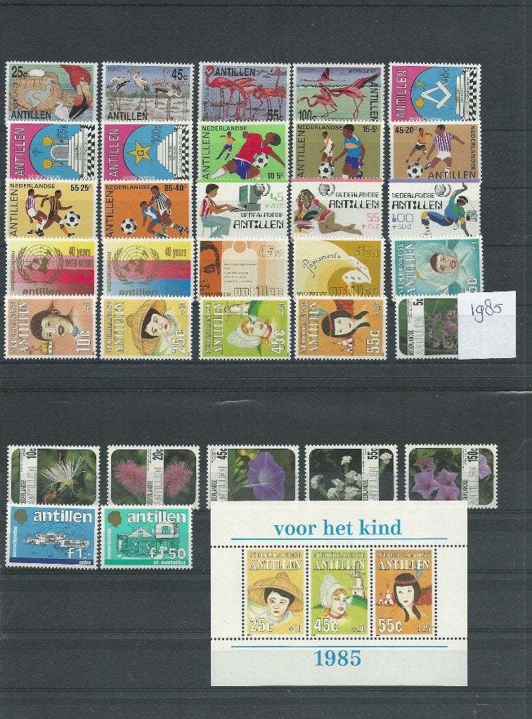 Nederlandse Antillen 1985, Complete jaargang, Postfris., Postzegels en Munten, Verzenden, Postfris