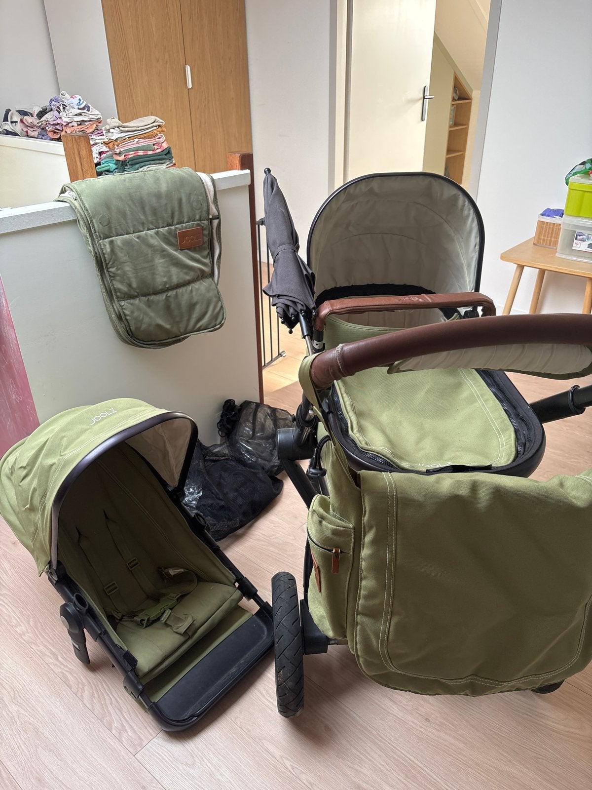 Joolz Kinderwagen met Complete Accessoireset, Gebruikt, Met reiswieg, Ophalen, Kinderwagen