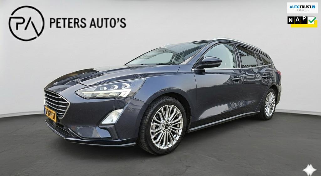 Ford Focus Wagon 1.0 EcoBoost Titanium Adaptive/Led/Stoel-St, Auto's, Ford, Bedrijf, Te koop, Focus, ABS, Adaptive Cruise Control