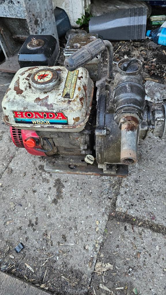 Honda WB20X, Ophalen, Gebruikt, Beregeningspomp