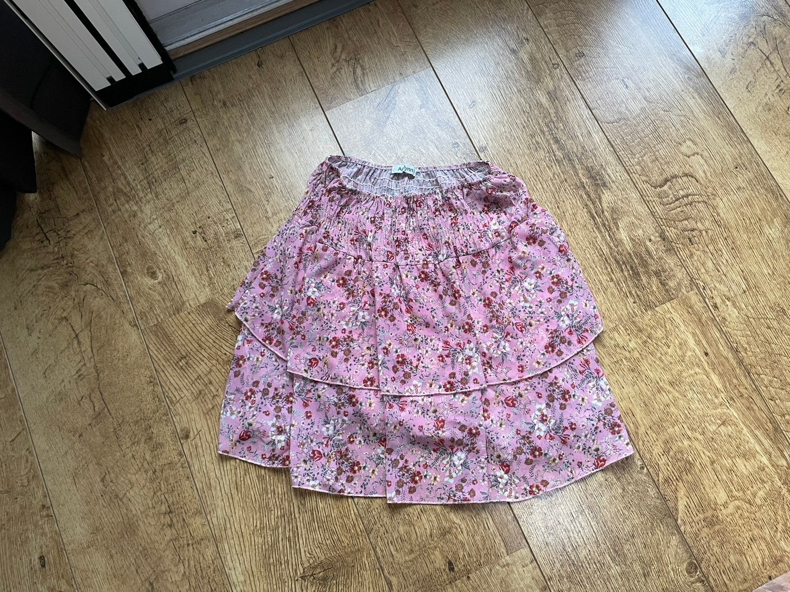 Leuk roze zomer rokje van Adilynn, maat L, Ophalen of Verzenden, Zo goed als nieuw, Maat 42/44 (L)