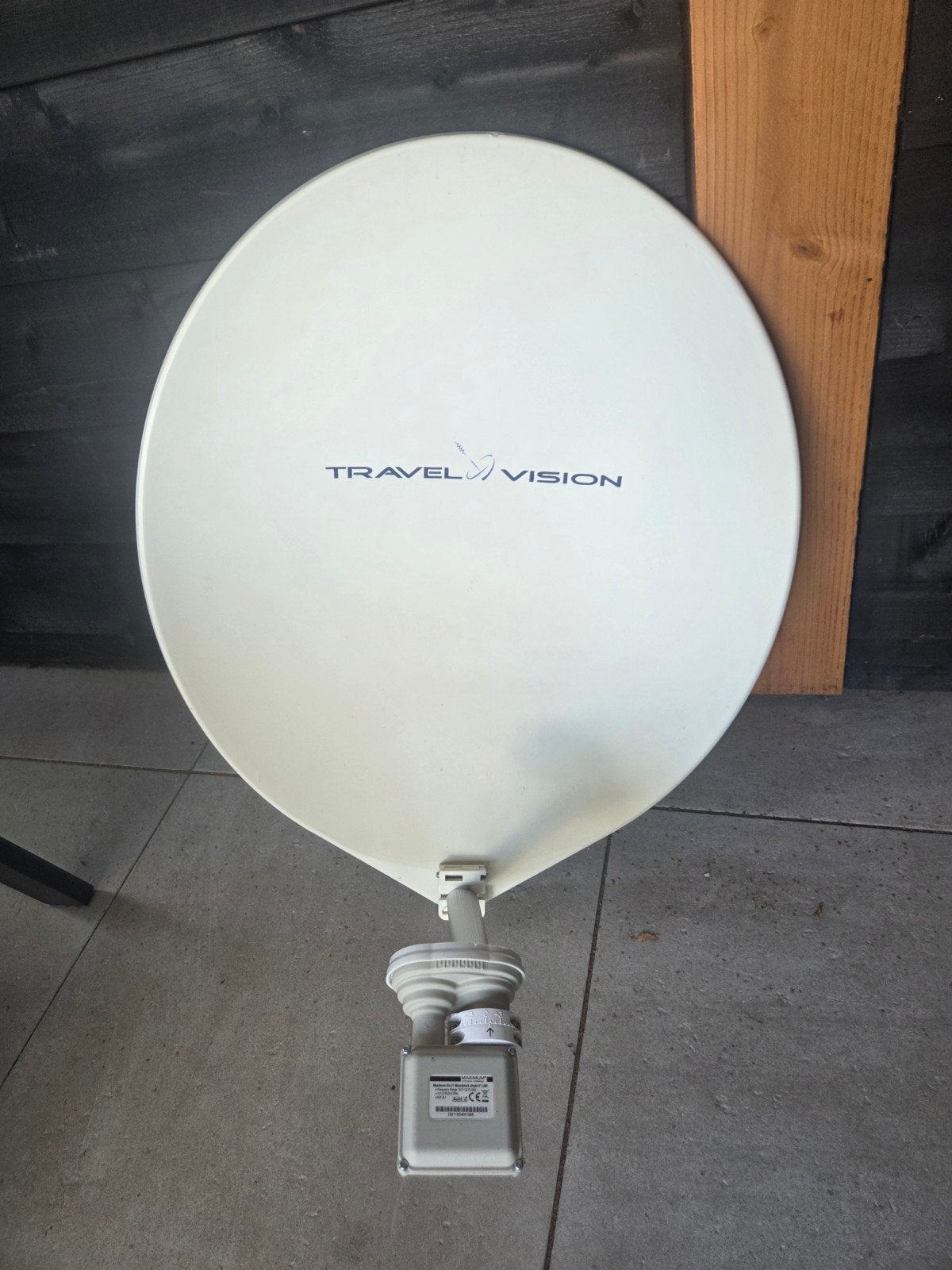 Travel Vision Campingschotel - Compacte Satellietantenne, Audio, Tv en Foto, Ophalen, Gebruikt, (Schotel)antenne, Overige merken