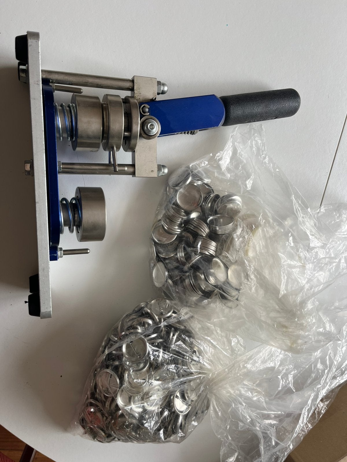 Buttonmachine button machine maker, Ophalen of Verzenden, Zo goed als nieuw, Overige typen