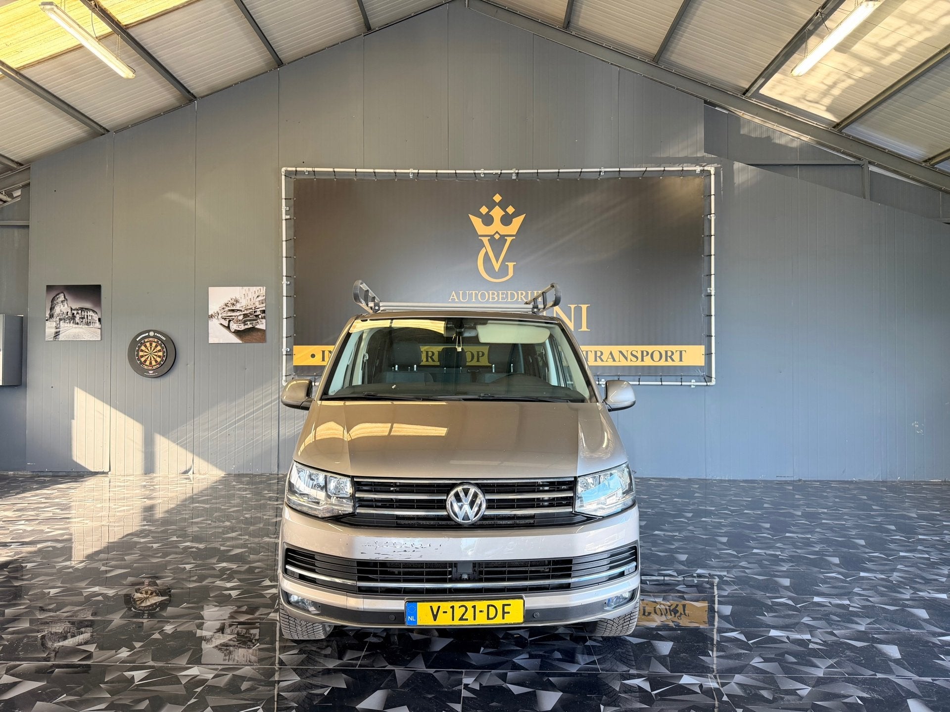 Volkswagen Transporter 2.0 TDI L2H1 DC Highline inruil mogel, Auto's, Navigatiesysteem, Gebruikt, Euro 6, 4 cilinders
