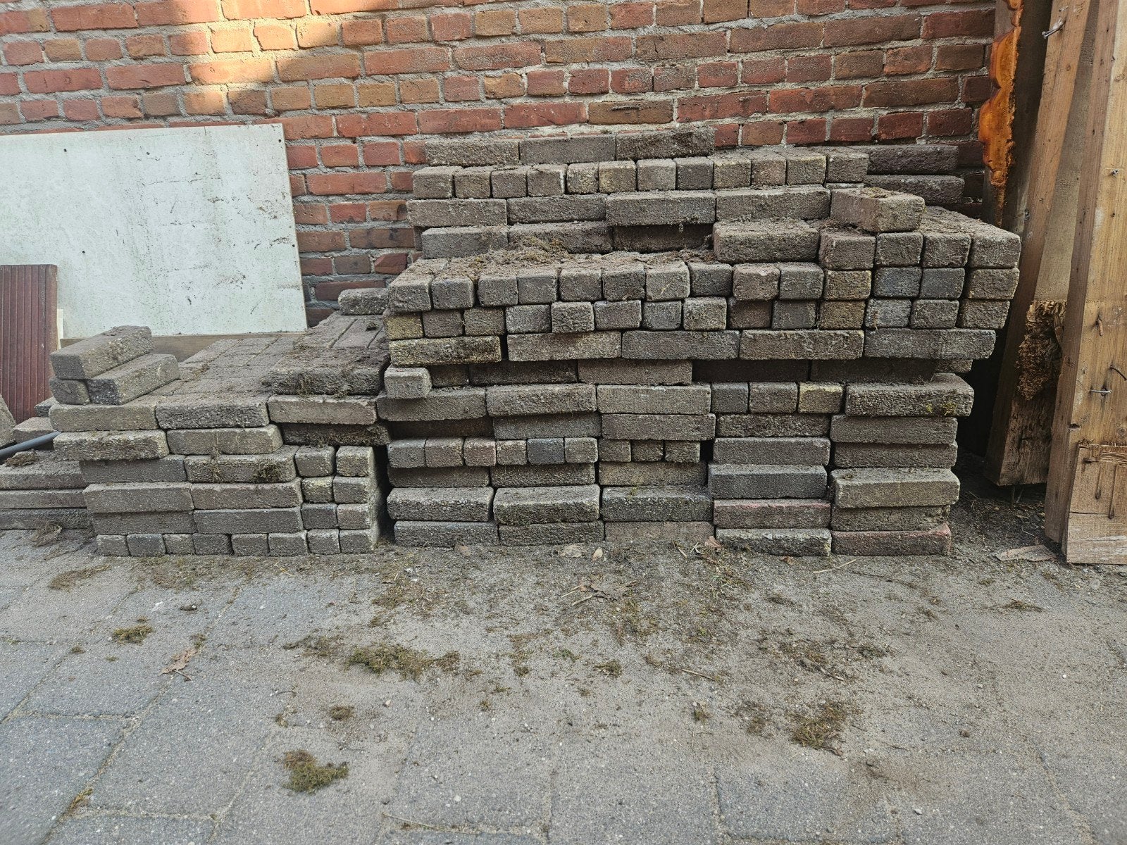 bakstenen/klinkers, Doe-het-zelf en Verbouw, Ophalen, Gebruikt, Bakstenen