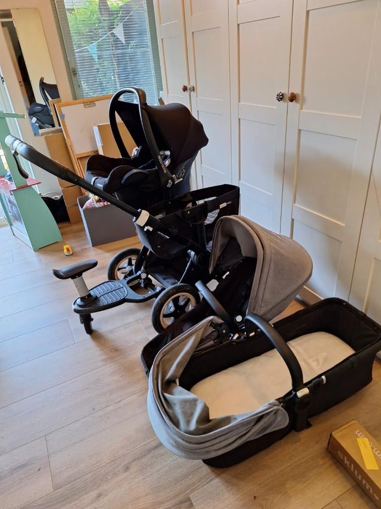 Bugaboo donkey duowagen, Gebruikt, Ophalen, Kinderwagen, Duowagen