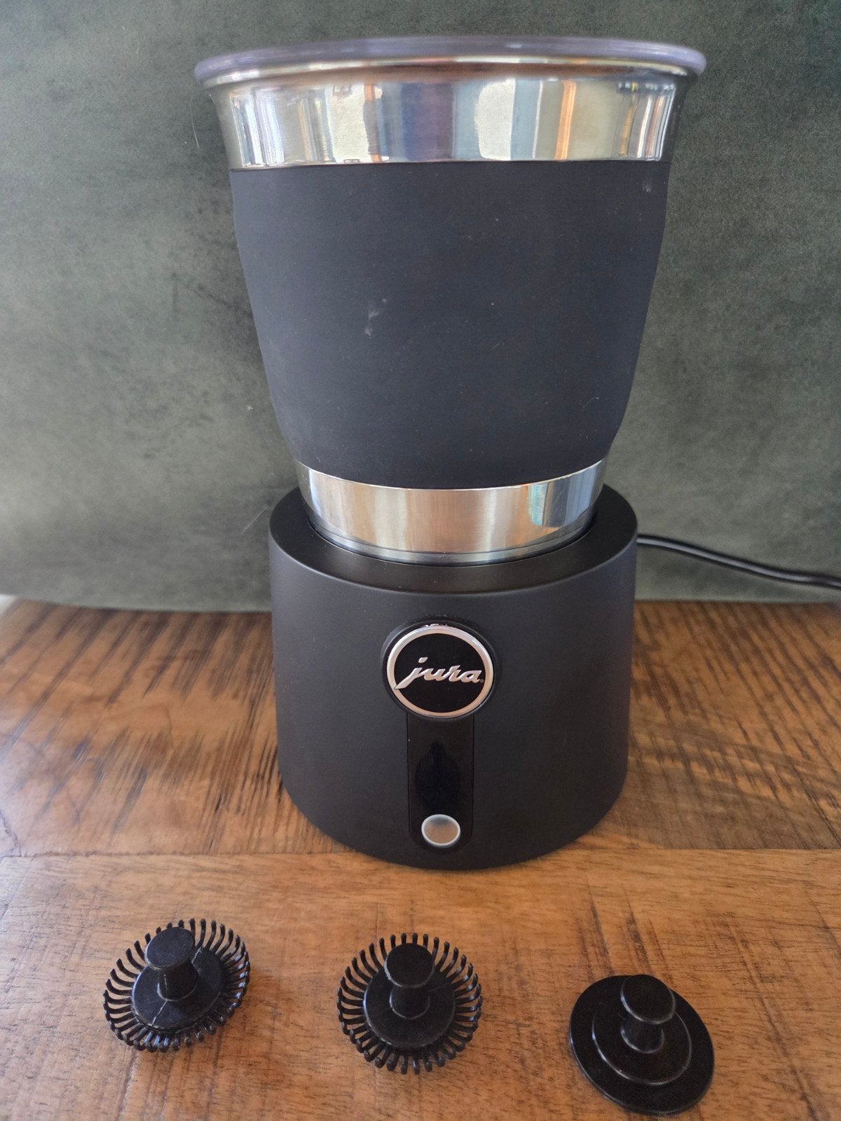 Jura Melkopschuimer - Perfect voor Cappuccino en Latte, Witgoed en Apparatuur, Ophalen of Verzenden, Zo goed als nieuw, Elektrische melkopschuimer