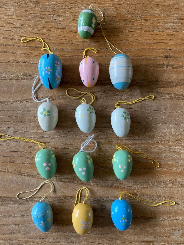 13 Paashangers houten pasen hout hanger, Ophalen of Verzenden, Zo goed als nieuw