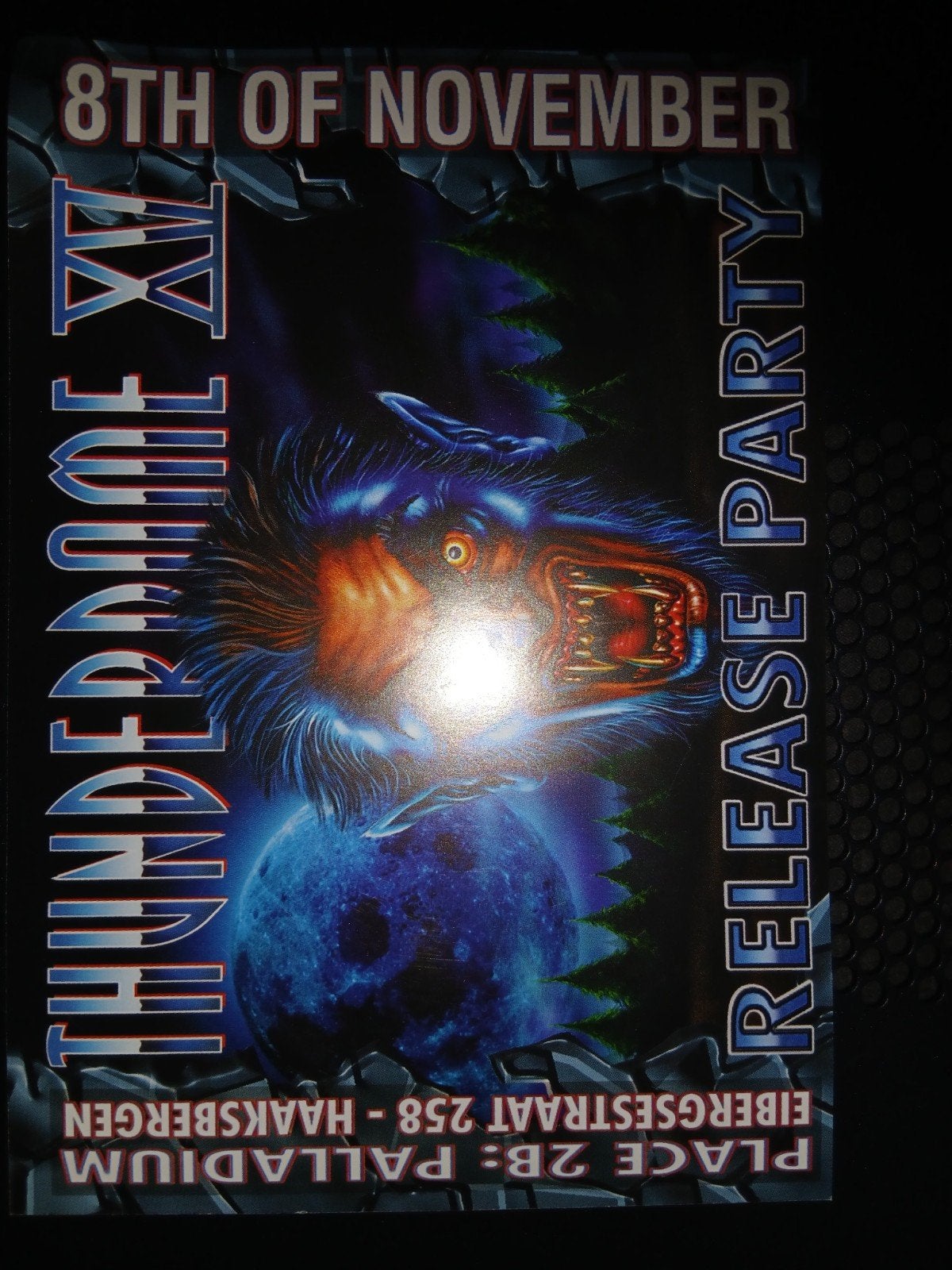 Thunderdome 15 flyer zeer goede staat . id&t hardcore, Verzamelen, Posters, Ophalen of Verzenden, Zo goed als nieuw, A1 t/m A3