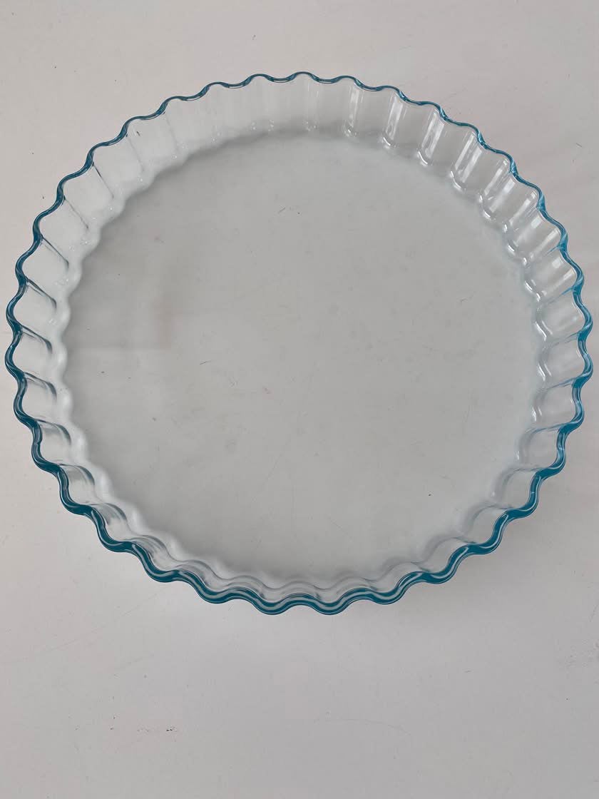 Vintage Glazen Taartvorm Quichevorm Pyrex Style, Ophalen