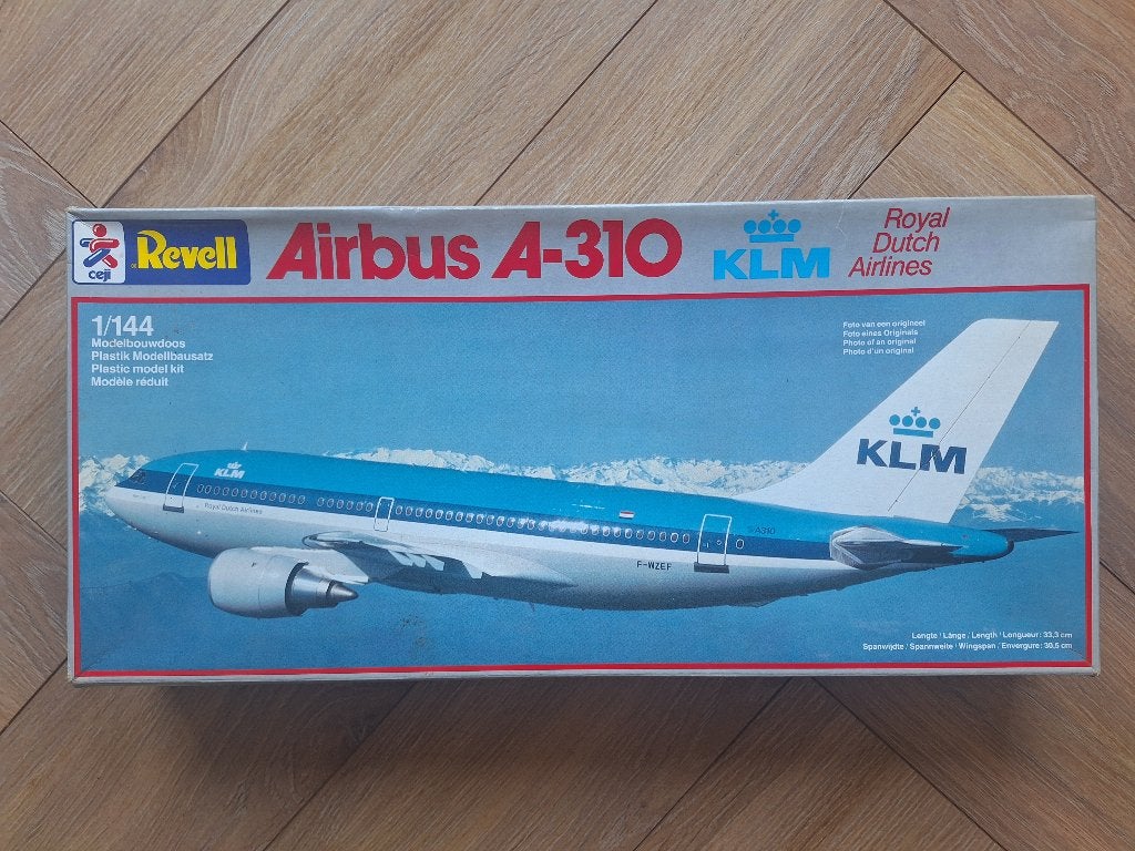 1:144 1/144 Revell A-310 KLM Royal Dutch Airlines, 1:144 tot 1:200, Revell, Ophalen of Verzenden, Zo goed als nieuw