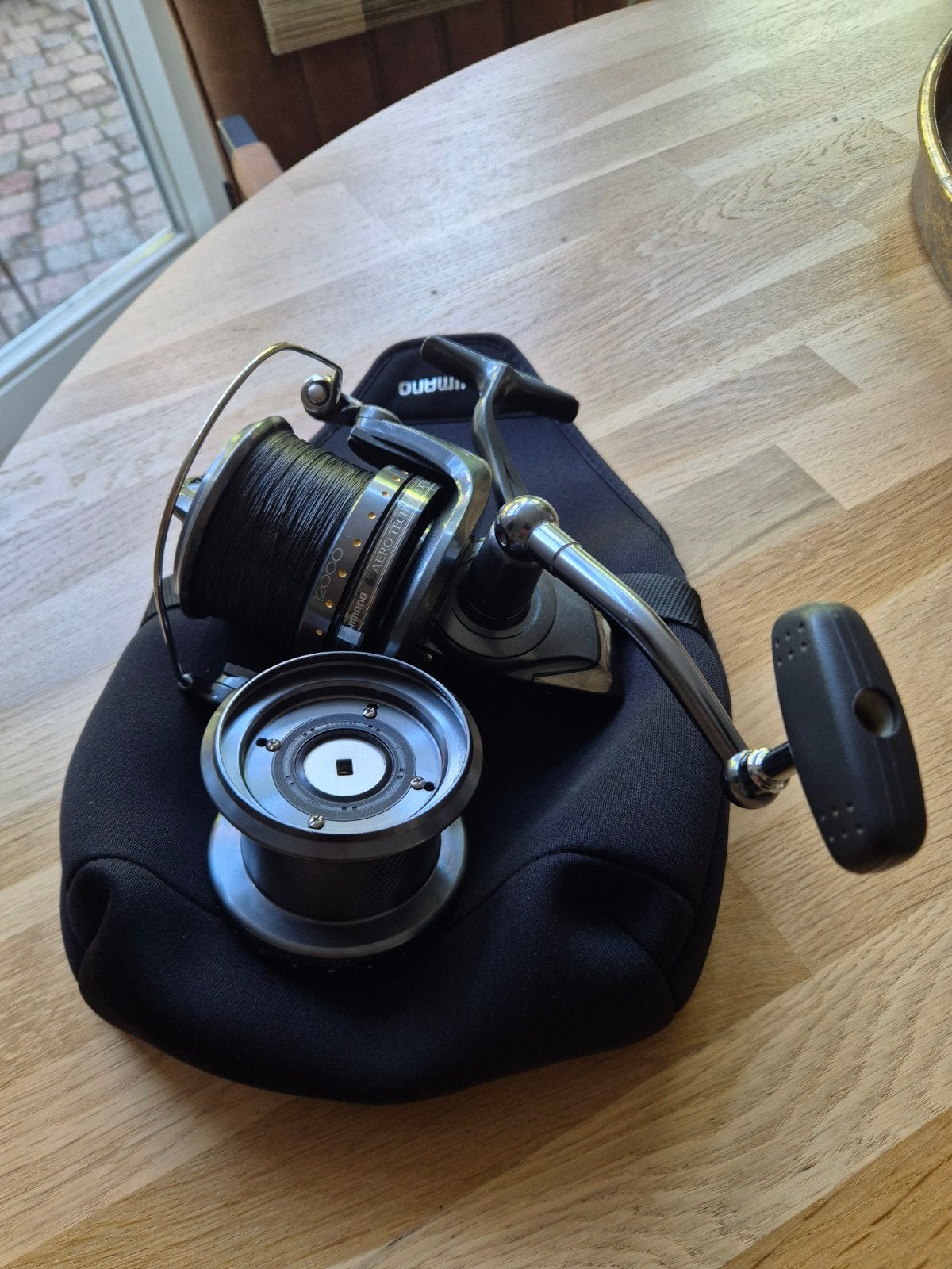 Shimano Aero Technium 12000 XTB Molen, Ophalen of Verzenden, Zo goed als nieuw, Molen