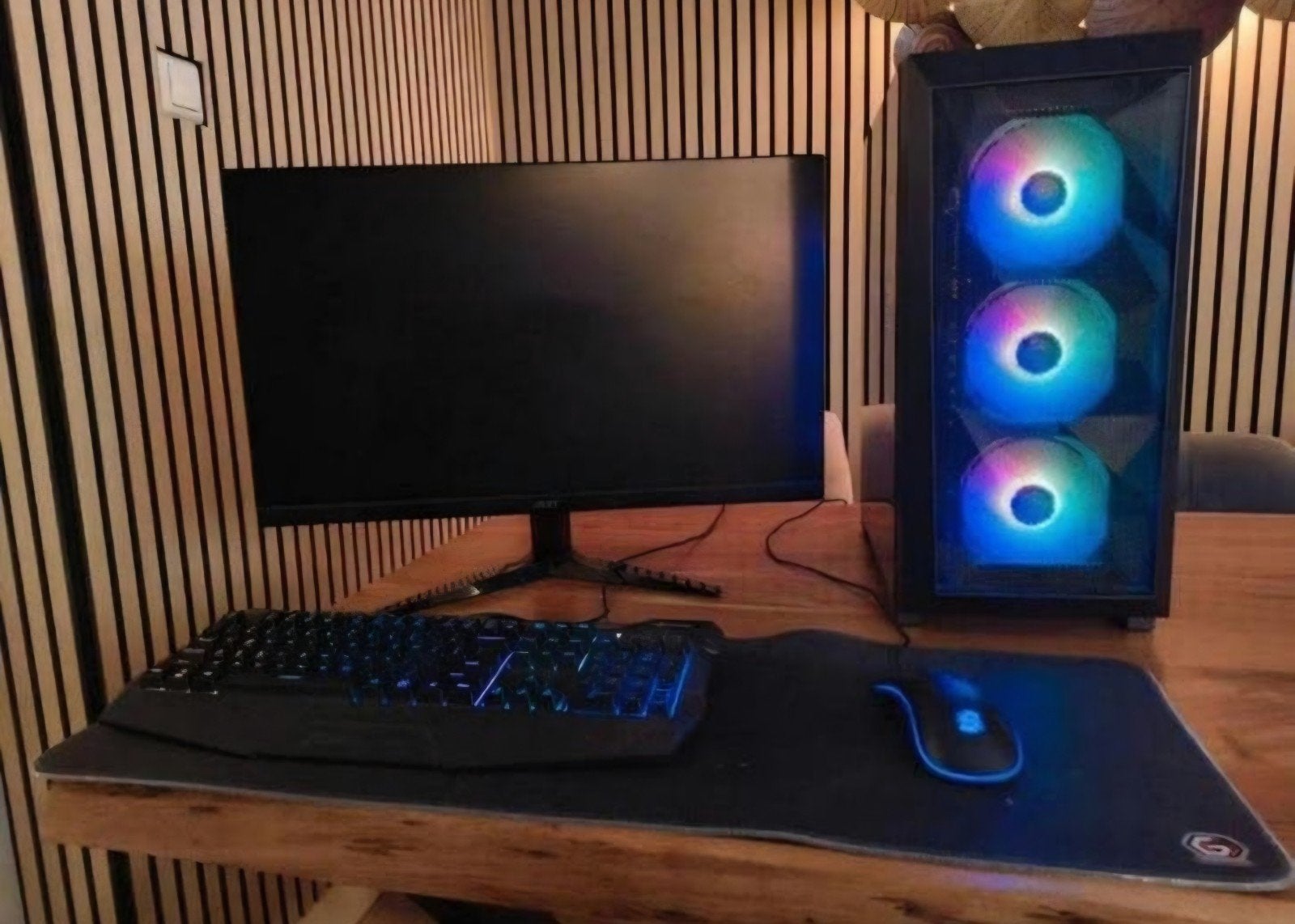 Complete PC set - Ryzen 5 | 16GB RAM 1TB SSD | 27" Monitor, Ophalen, Met monitor, Zo goed als nieuw, Gaming