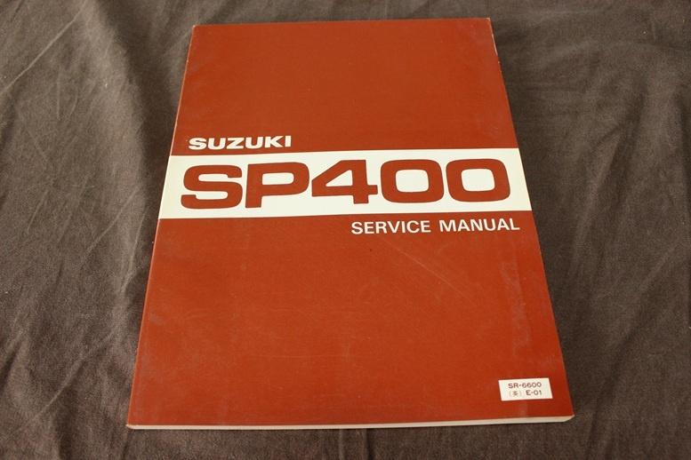Suzuki SP400 1980/81 motorcycle service manual SP 400, Motoren, Handleidingen en Instructieboekjes, Ophalen of Verzenden, Suzuki