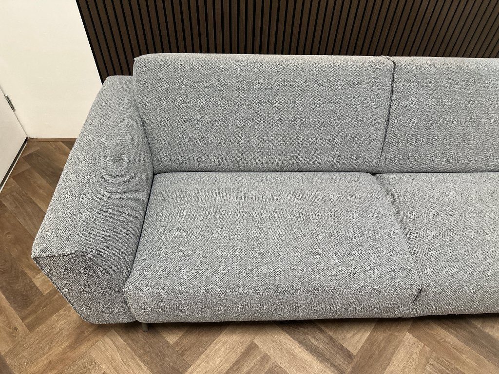 Sitdesign bank 239x90cm | Samplemodel grijsblauw |, -, -, 75 tot 100 cm, Ophalen of Verzenden
