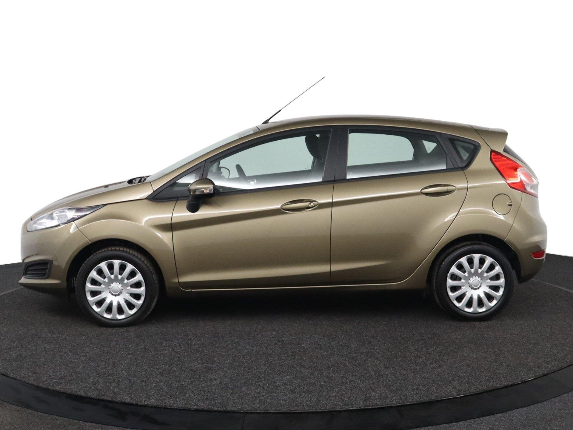 Ford Fiesta 1.0 Style |NAP|1e eigenaar|Airco|5drs., Stof, 525 kg, Bruin, 23 km/l