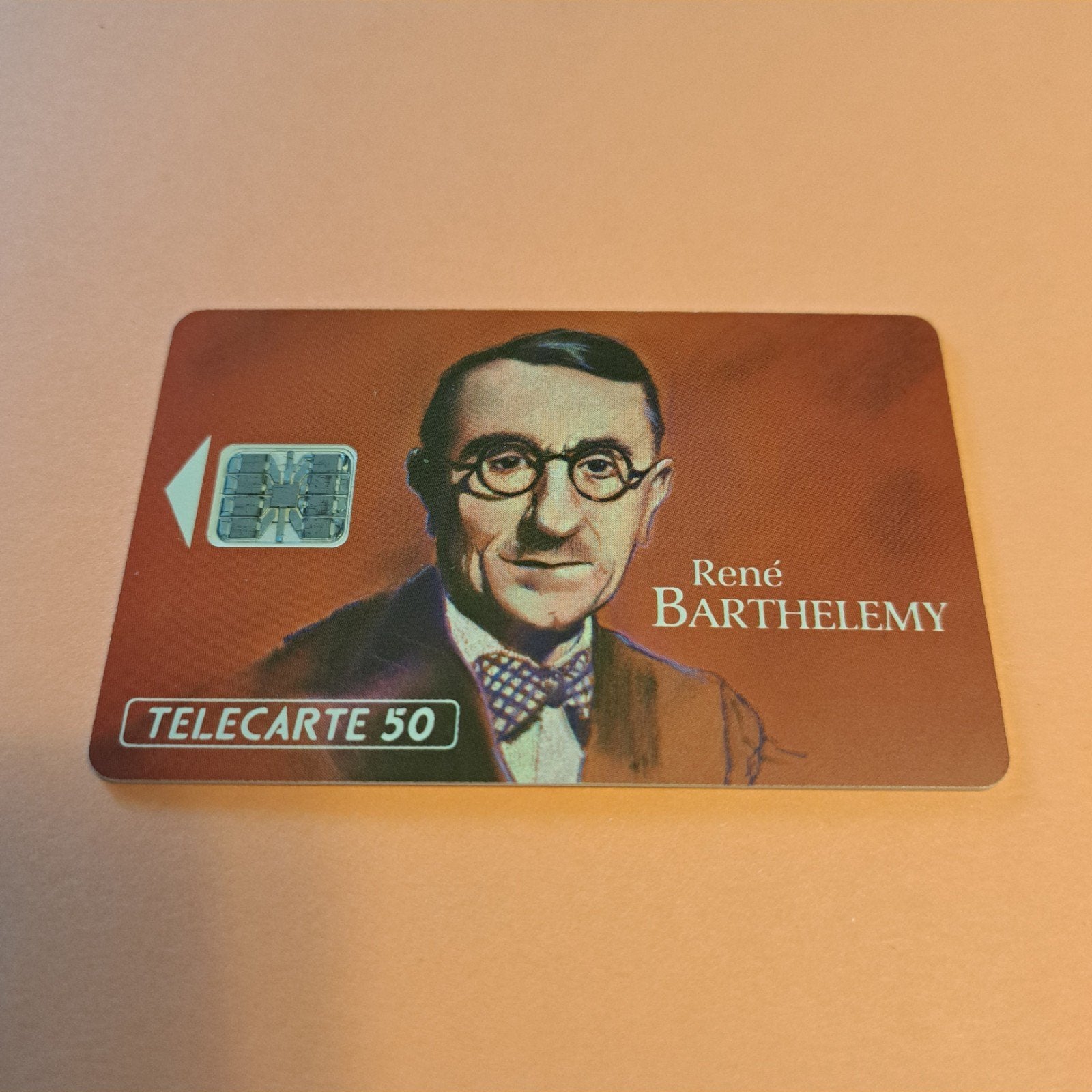 Telecarte 50 Eenheden - René Barthelemy - France Telecom, Verzamelen, Ophalen of Verzenden, Buitenland