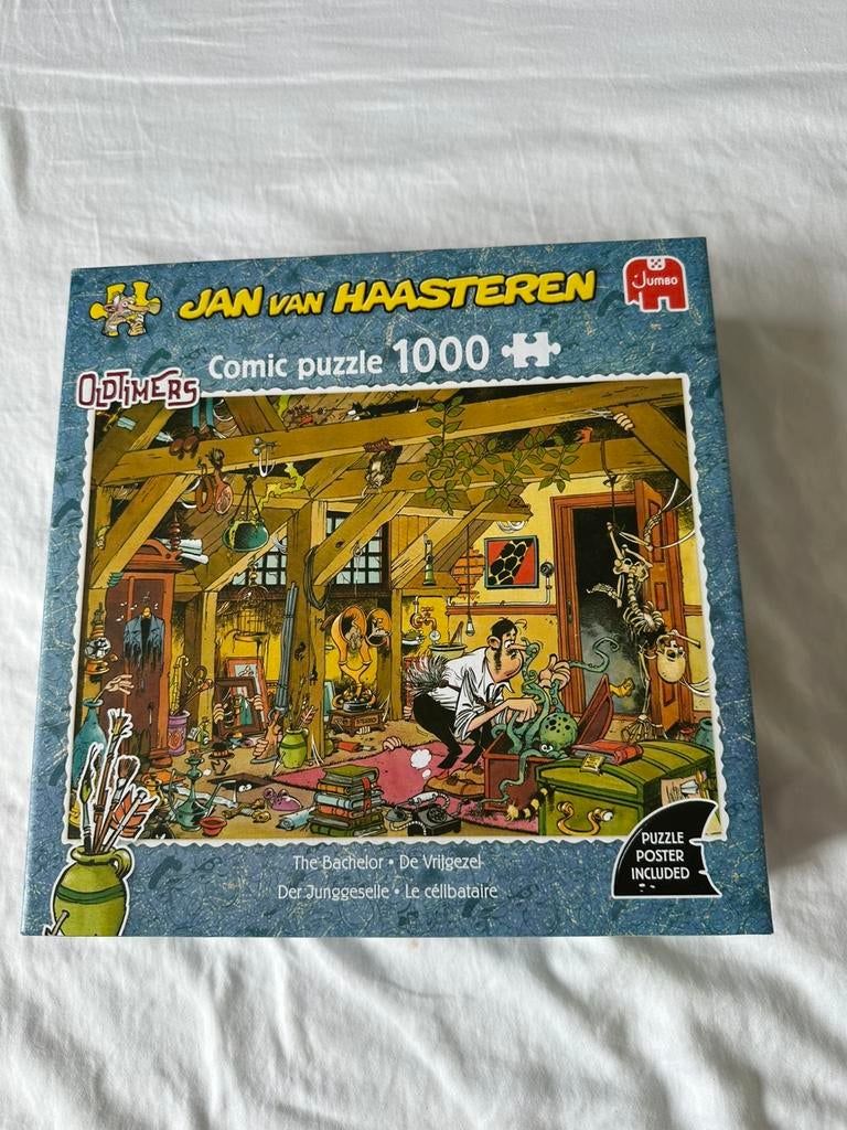Jan van Haasteren Oldtimers - De vrijgezel, Ophalen of Verzenden, 500 t/m 1500 stukjes, Gebruikt