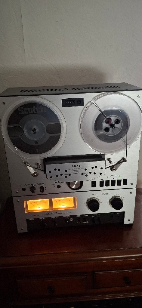 AKAI GX-266-D, Ophalen of Verzenden, Bandrecorder, Met stofkap