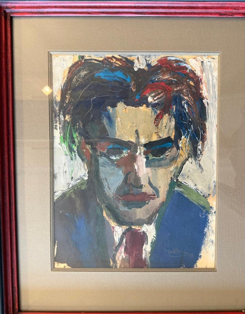 Jack Godderis   Olieverf op papier, Antiek en Kunst, Ophalen