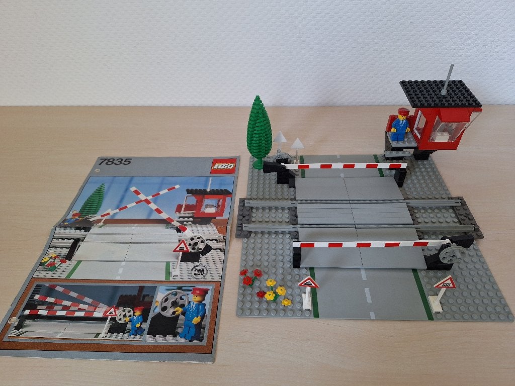 Lego: 7835 Manual Road Crossing, Spoorwegovergang, overgang, Compleet, Gebruikt, Overige thema's, Lego