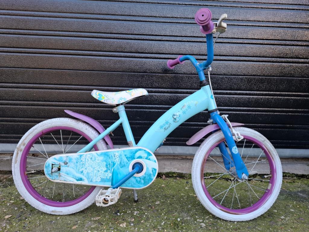 Frozen 16 inch meisjesfiets, 16 tot 20 inch, Niet ingevuld, Disney Frozen, Niet ingevuld