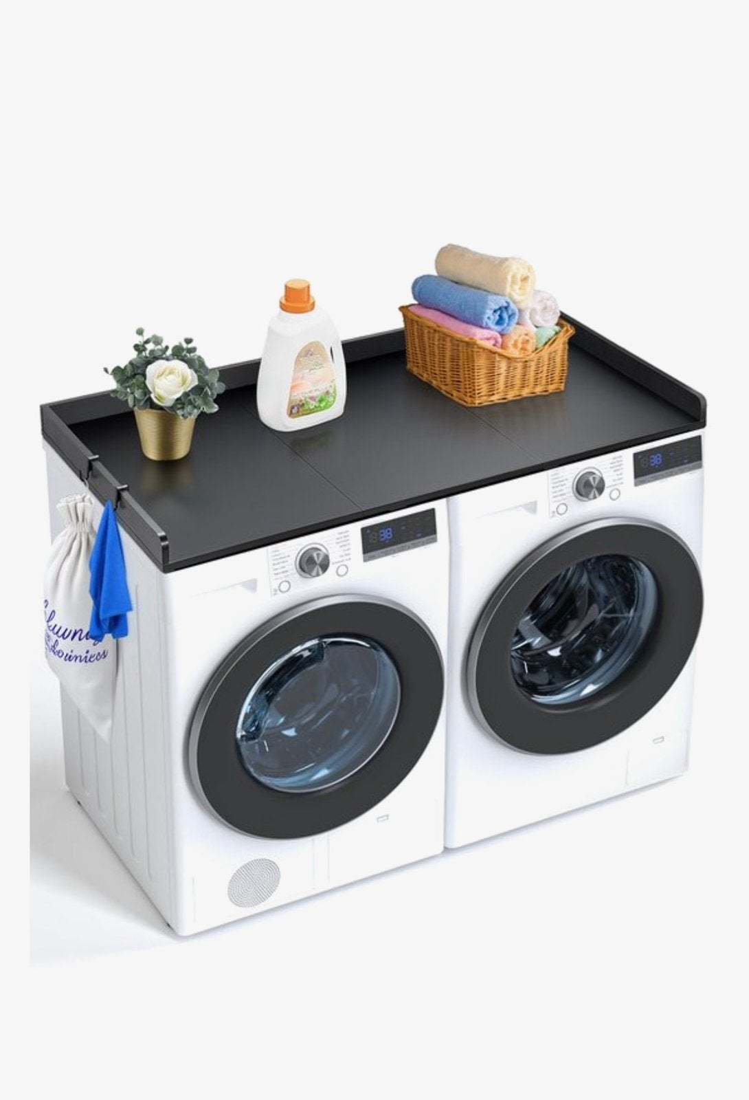 Wasdroger wasmachine werkblad zwart nieuw in doos, Ophalen, Nieuw, Minder dan 85 cm