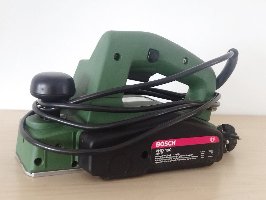 Bosch PHO 100 Elektrische schaafmachine nauwelijks gebruikt, Ophalen of Verzenden, Zo goed als nieuw, Bosch