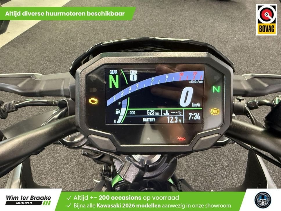 Kawasaki Z 650 ABS (bj 2023) 523 km, Motoren, 2 cilinders, 649 cc, Bedrijf, Onbekend