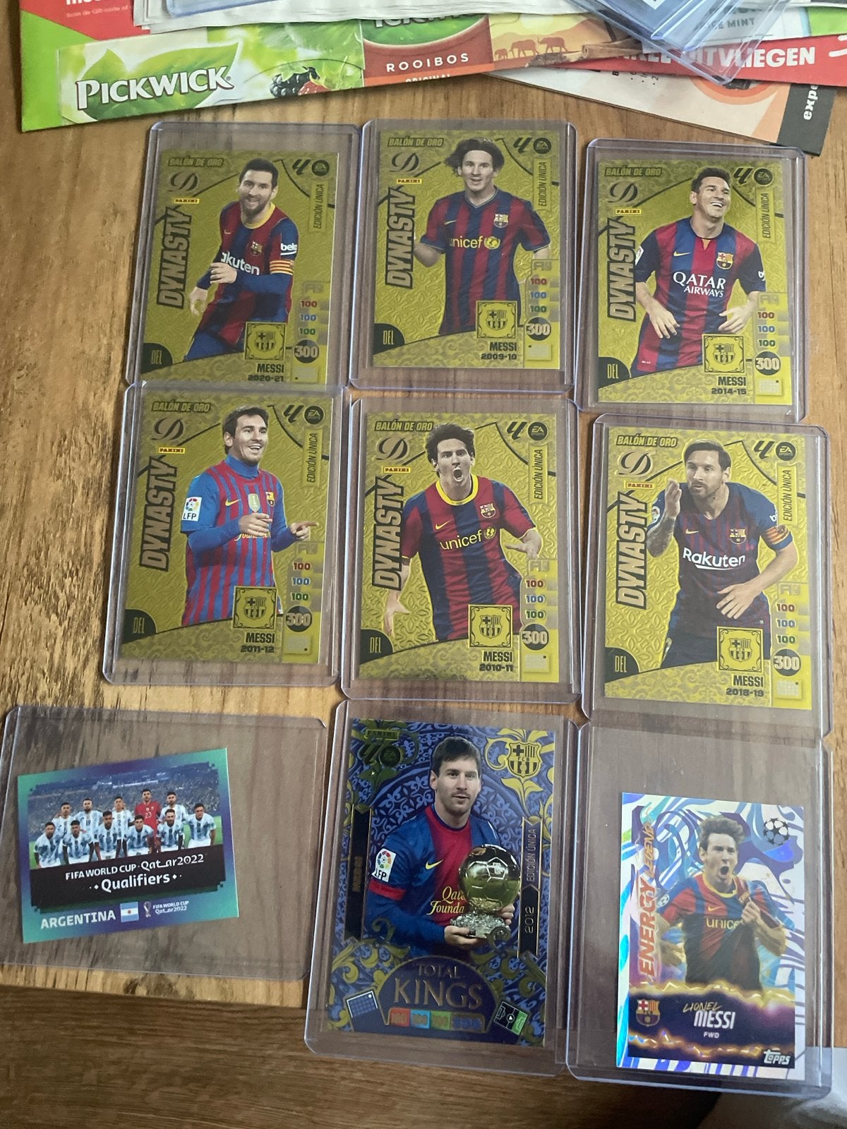 Lionel Messi Voetbal Kaarten Collectie - Zeldzaam, Ophalen of Verzenden, Zo goed als nieuw, Buitenlandse clubs, Spelerskaart