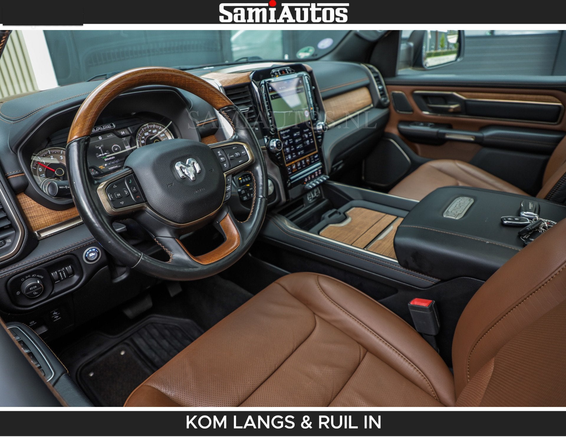 Dodge Ram LONGHORN | WIDE BODY | 5.7 V8 | BREDE WIELEN | BOM, Automaat, 5654 cc, Met garantie (alle), 402 pk