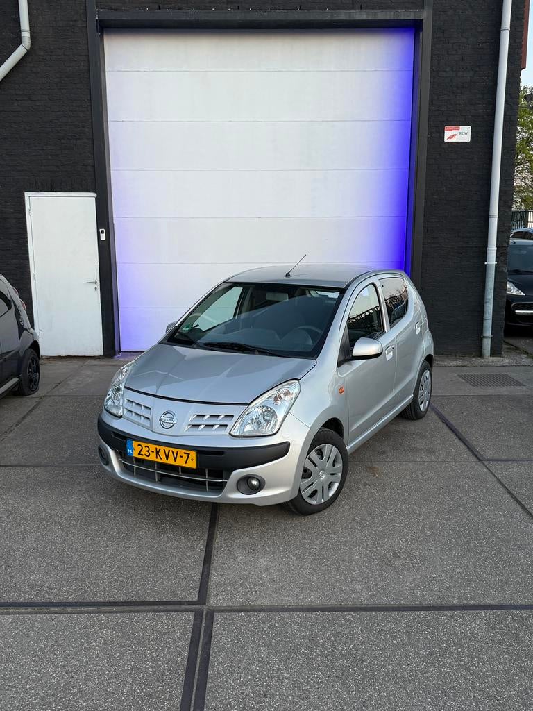 Nissan Pixo 1.0  2010Grijs ( Nap/NewApk), Auto's, Nissan, Voorwielaandrijving, 4 stoelen, Origineel Nederlands, Bedrijf