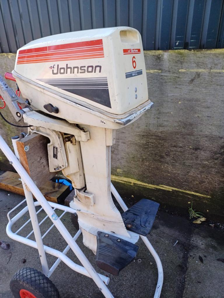 Johnson 6 pk 2 takt kortstaart, Ophalen, Gebruikt, Motor en Techniek, Motorboot