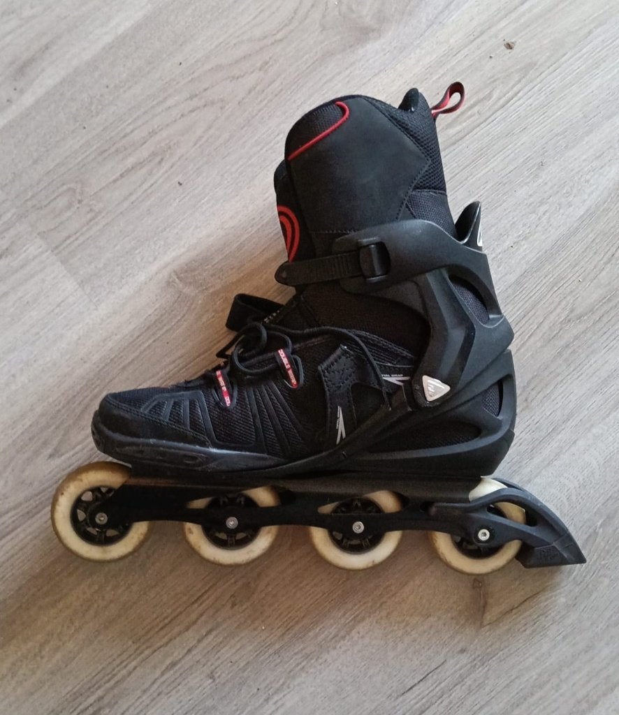inline heren skeelers maat 49 zwart Rollerblade, Ophalen of Verzenden, Gebruikt, Heren