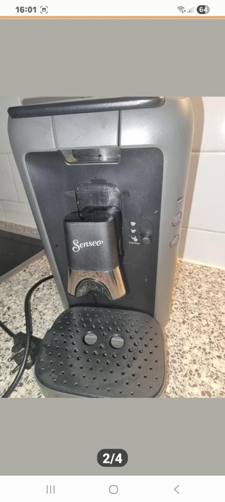 Philips Senseo Koffiezetapparaat - Gebruikt, Witgoed en Apparatuur, Koffiezetapparaten, Gebruikt, Koffiepads en cups, Koffiemachine