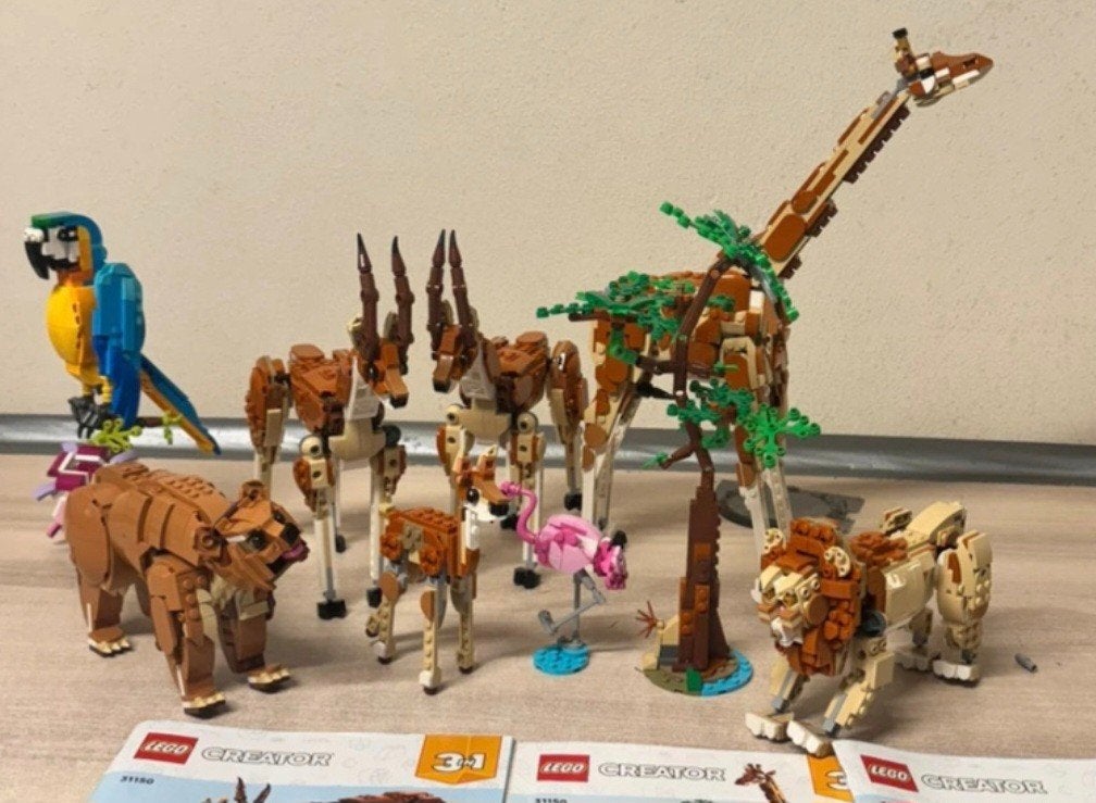 Lego creator 3 in 1 (31150, 31136, 31166), Ophalen of Verzenden, Zo goed als nieuw, Lego, Creator