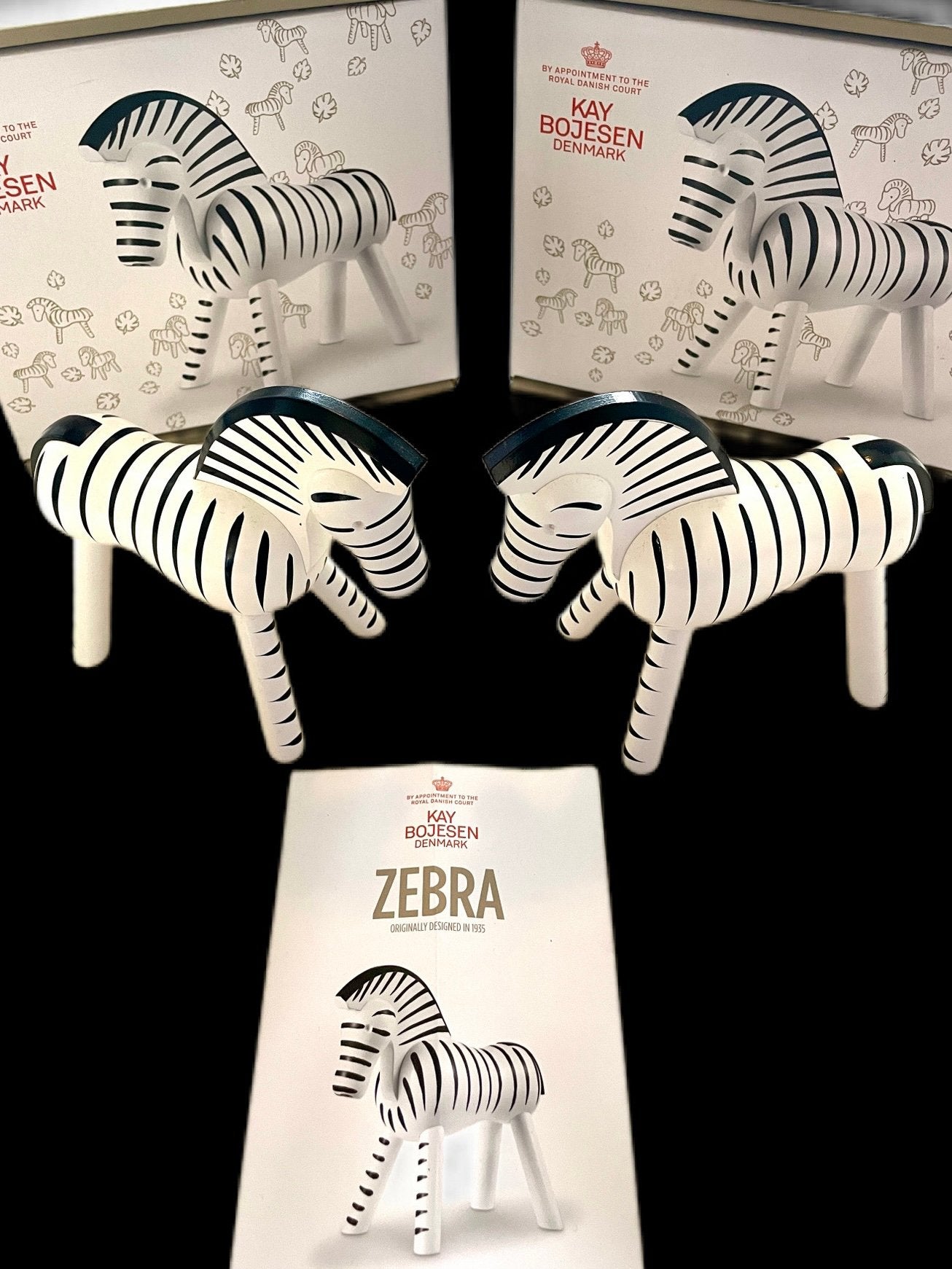 2x Danish Design zebra Kay Bojesen, Verzamelen, Ophalen of Verzenden, Nieuw