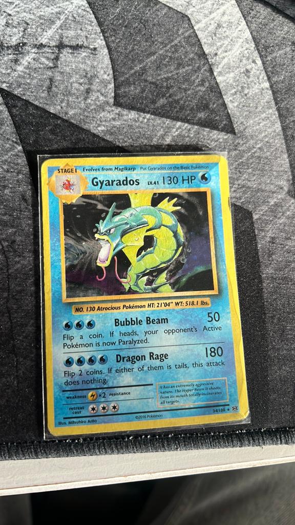 Gyarados lv.41 34/108, Ophalen of Verzenden, Zo goed als nieuw, Losse kaart
