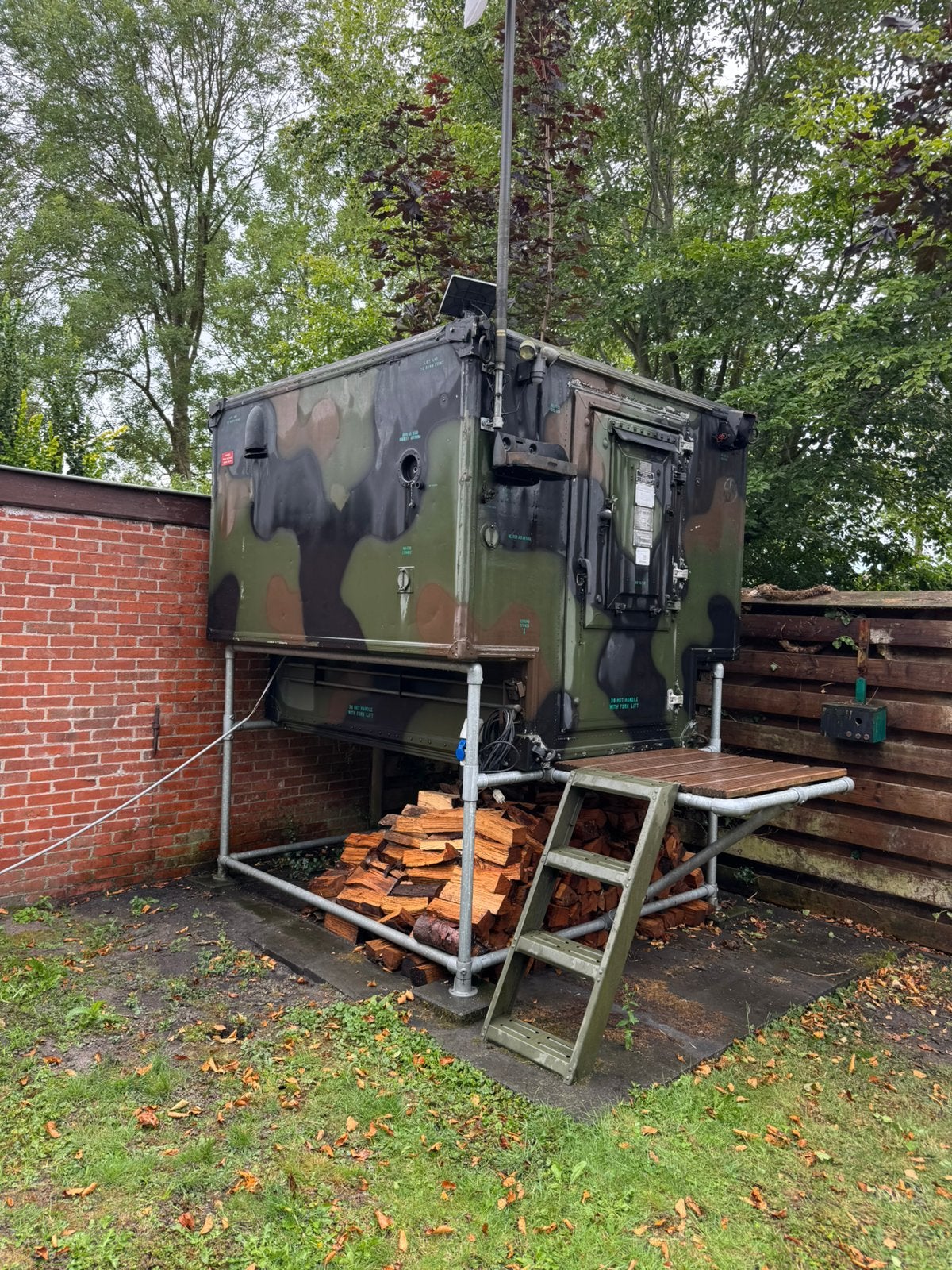 S250/G Leger Shelter US Army, Ophalen, Gebruikt