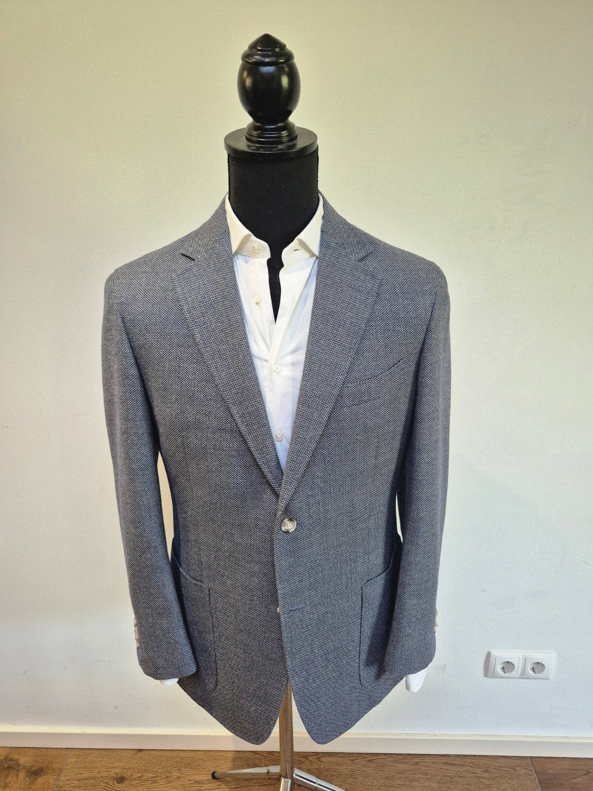 Prachtig Suitsupply jasje, maat 52, ongevoerd, ZGAN!, Kleding | Heren, Kostuums en Colberts, Ophalen of Verzenden, Zo goed als nieuw