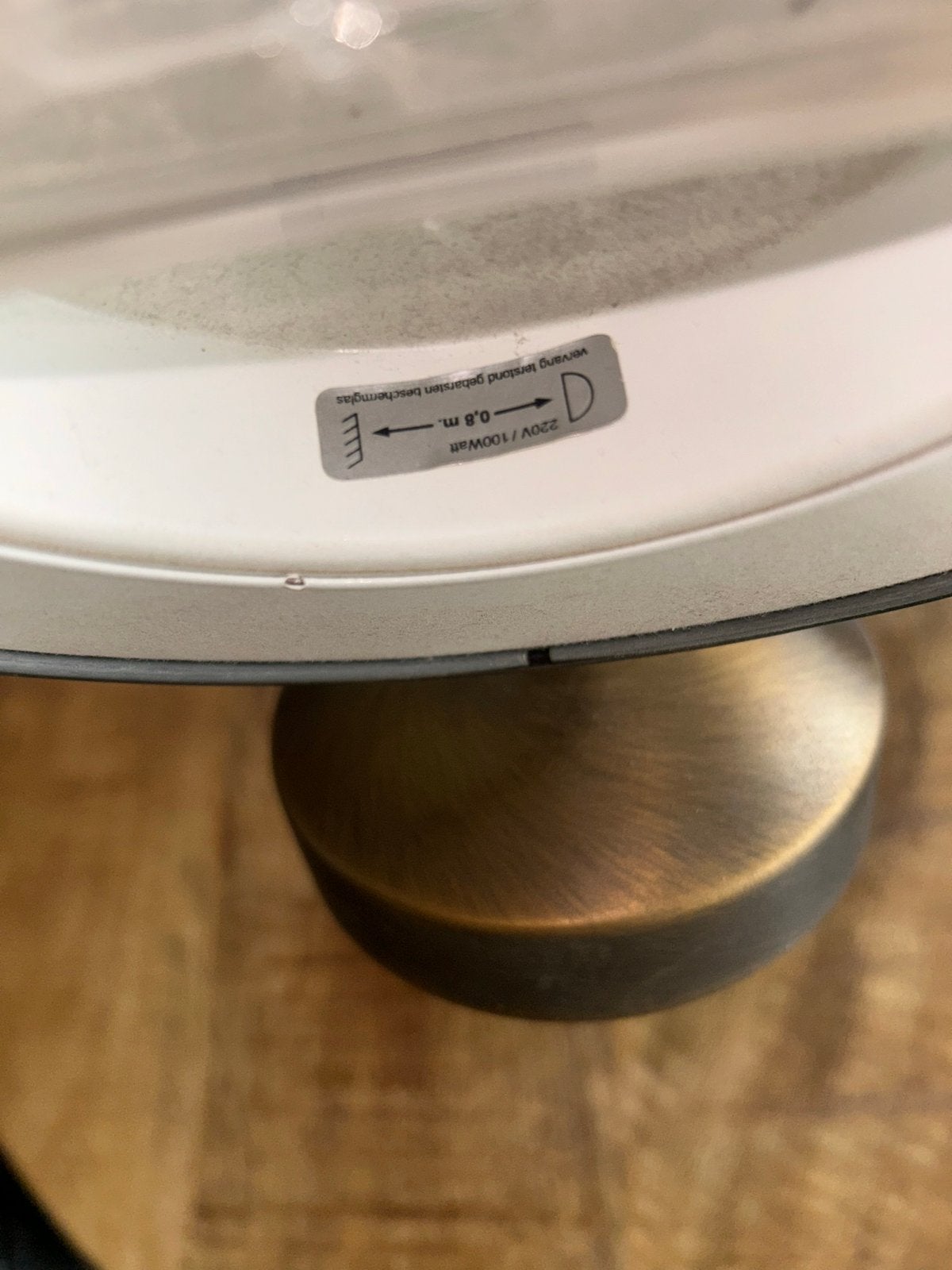 Vintage Steinhauer wandlamp/bedlampje bronskleurig, Ophalen of Verzenden, Zo goed als nieuw, Goud, Modern