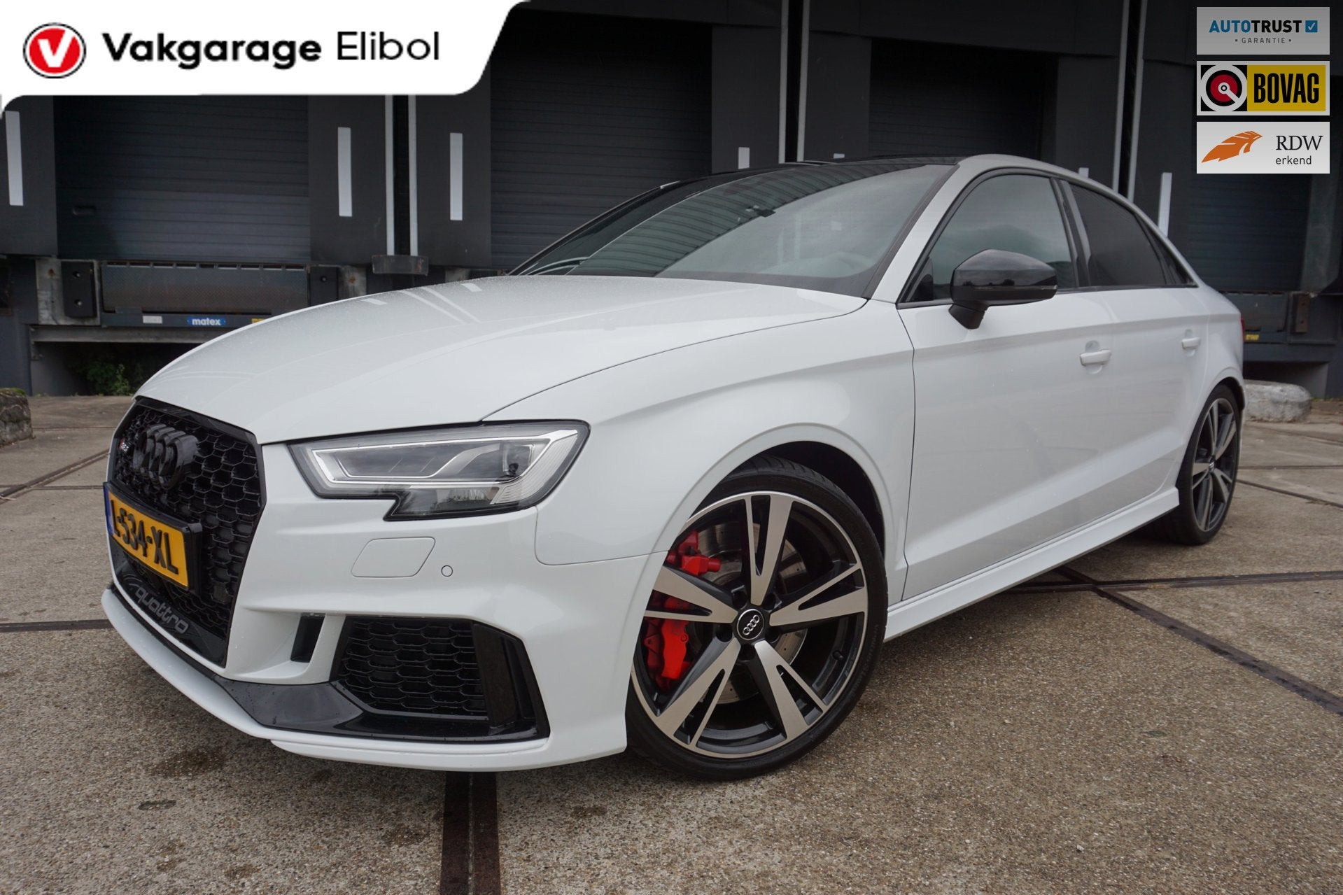 Audi RS3 Limousine 2.5 TFSI quattro, Automaat, Gebruikt, RS3, Wit
