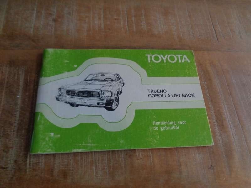 Toyota Corolla Trueno - Handleiding Instructieboek NL Boek, Auto diversen, Verzenden