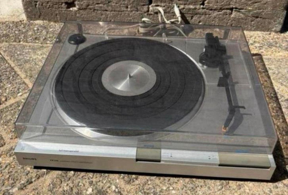 Vintage Philips 70FP140/00 platenspeler met naald, Ophalen of Verzenden, Gebruikt, Platenspeler, Philips